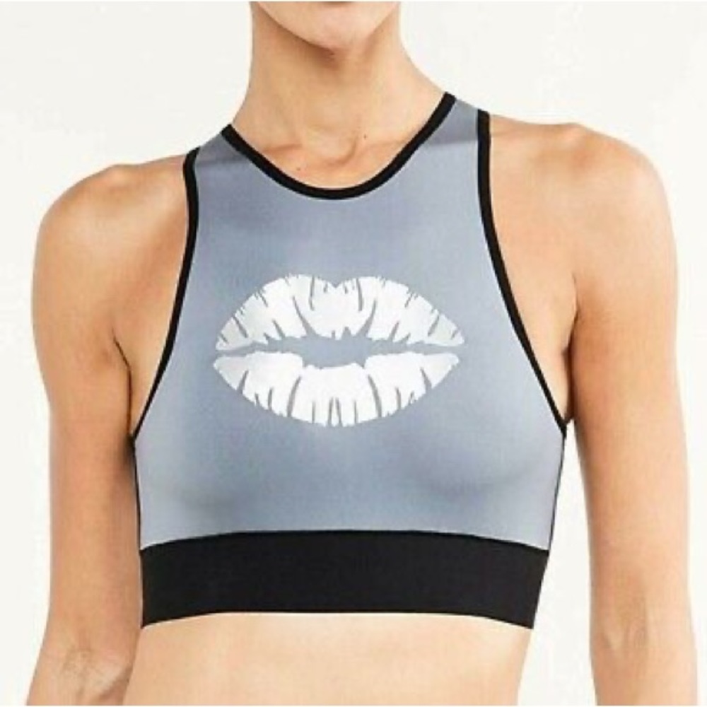 Ultracor Altitude Lux Make Out Sports Bra in Silver